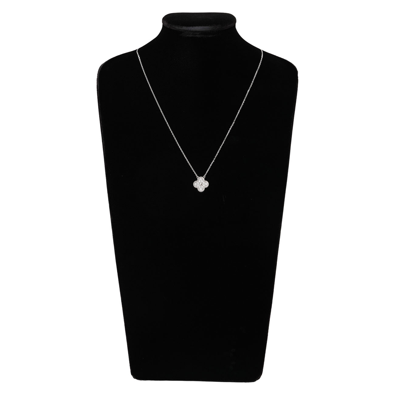 VAN CLEEF & ARPELS(USED)반클리프 VCARA46100 빈티지 다이아 알함브라 네크리스